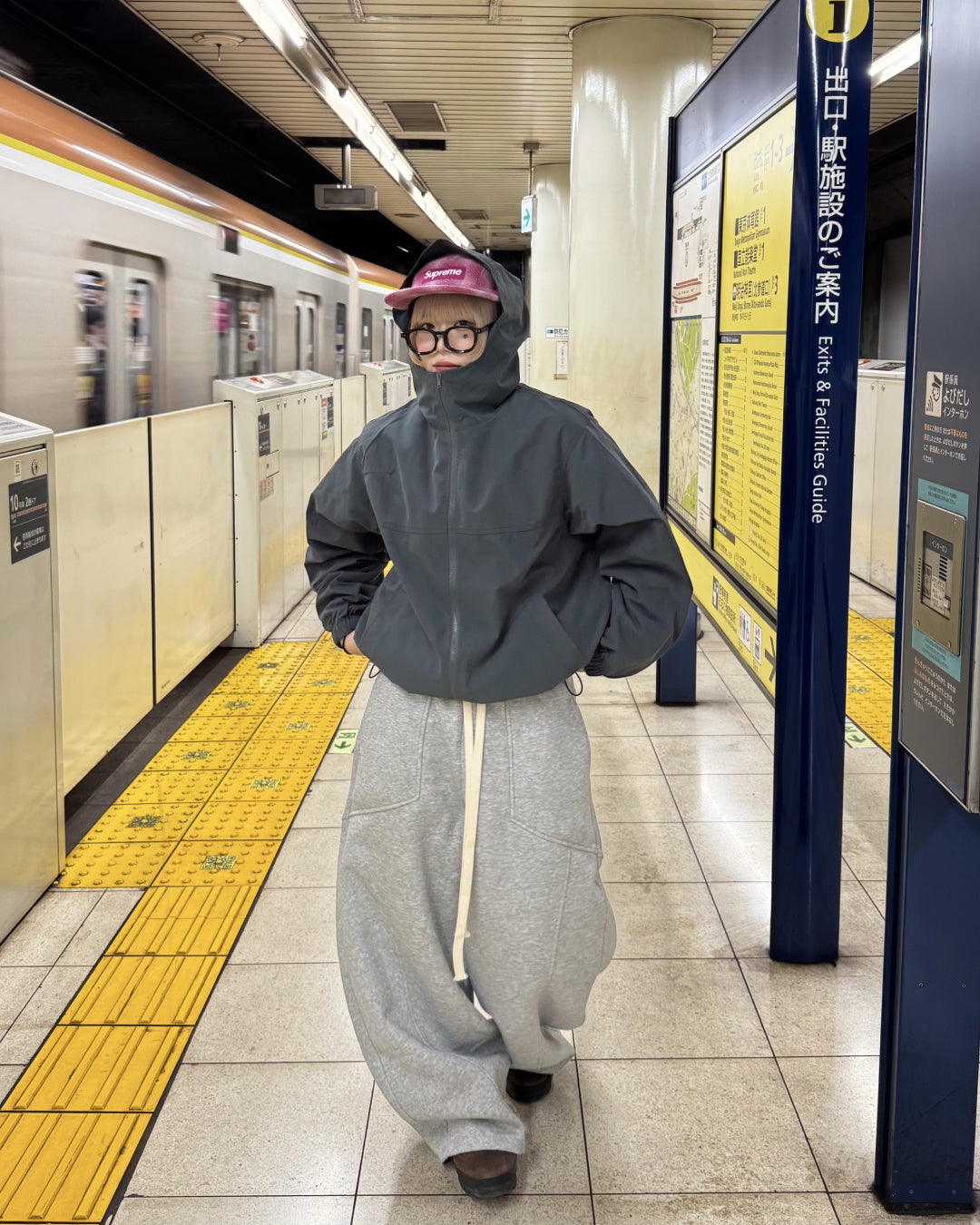 センターラインスウェットパンツ KM1251