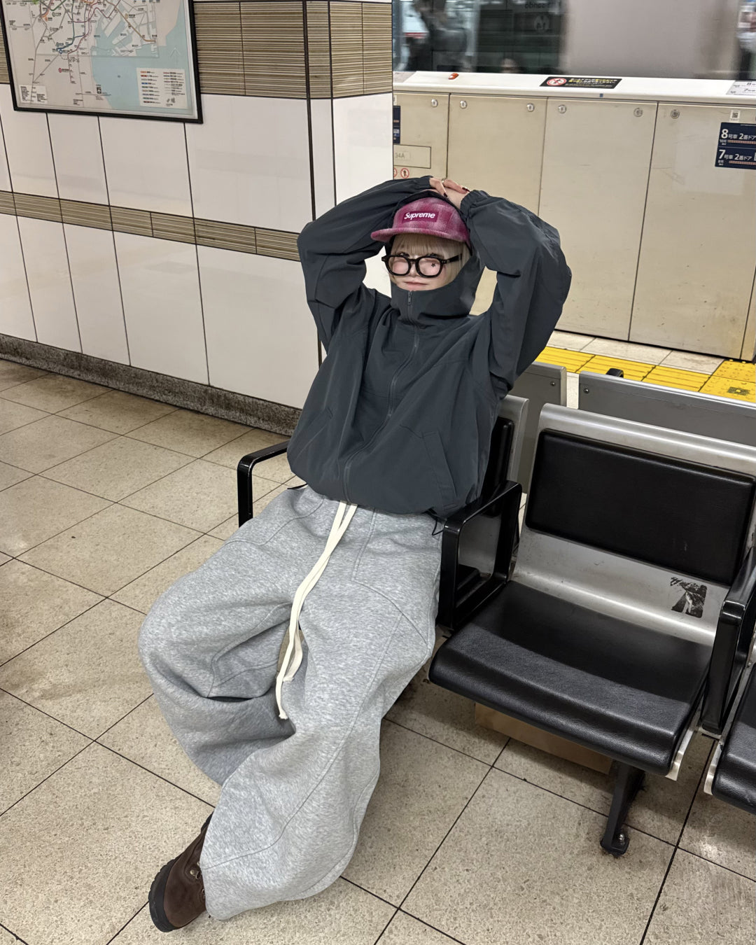 センターラインスウェットパンツ KM1251