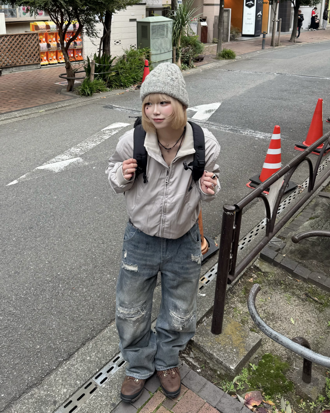 ダメージレイヤードデニム  KM1260