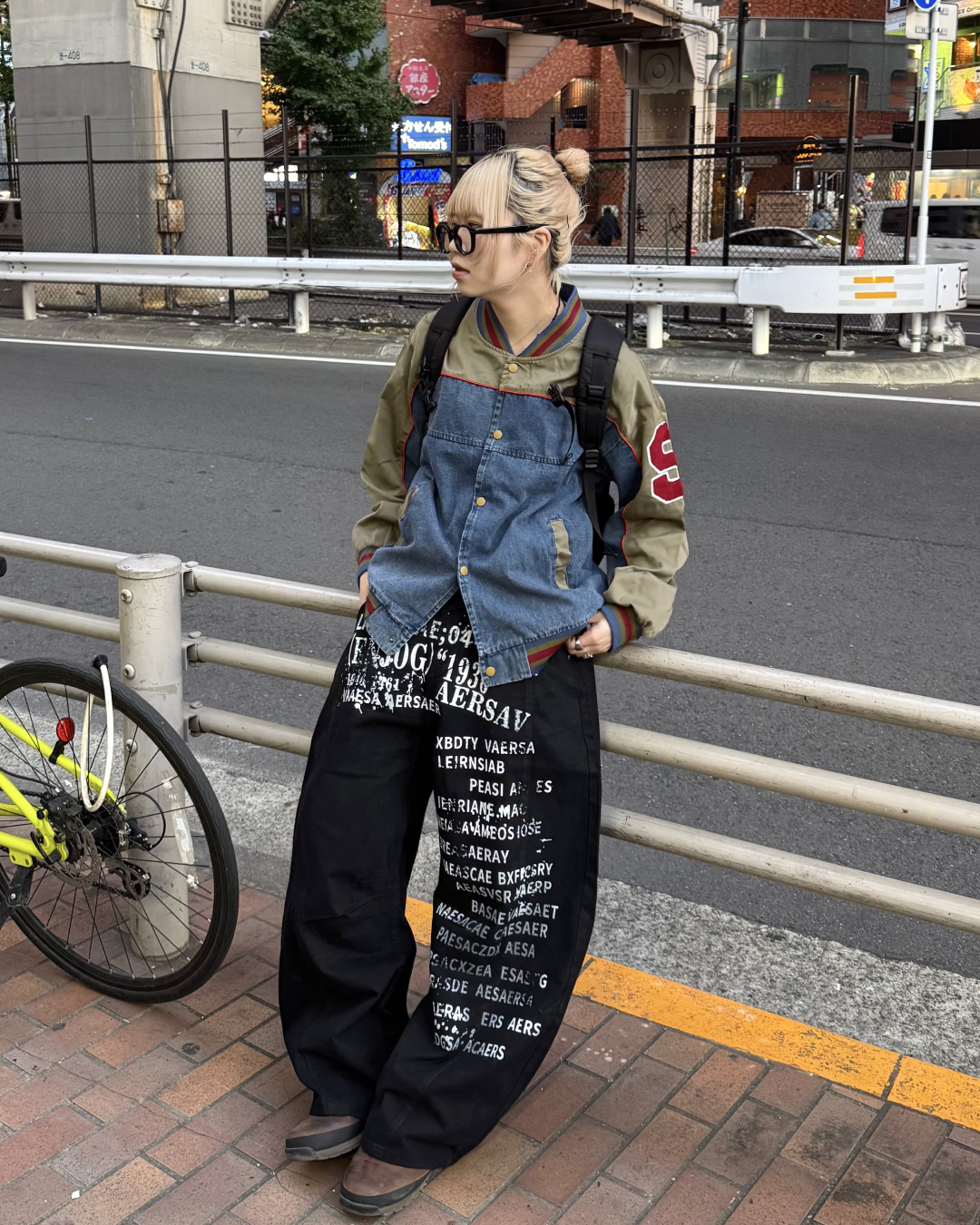 フロントデザインカーブパンツ  KM1269