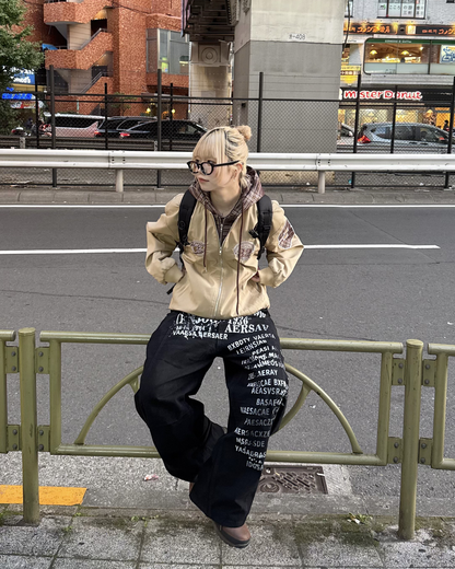 フロントデザインカーブパンツ  KM1269