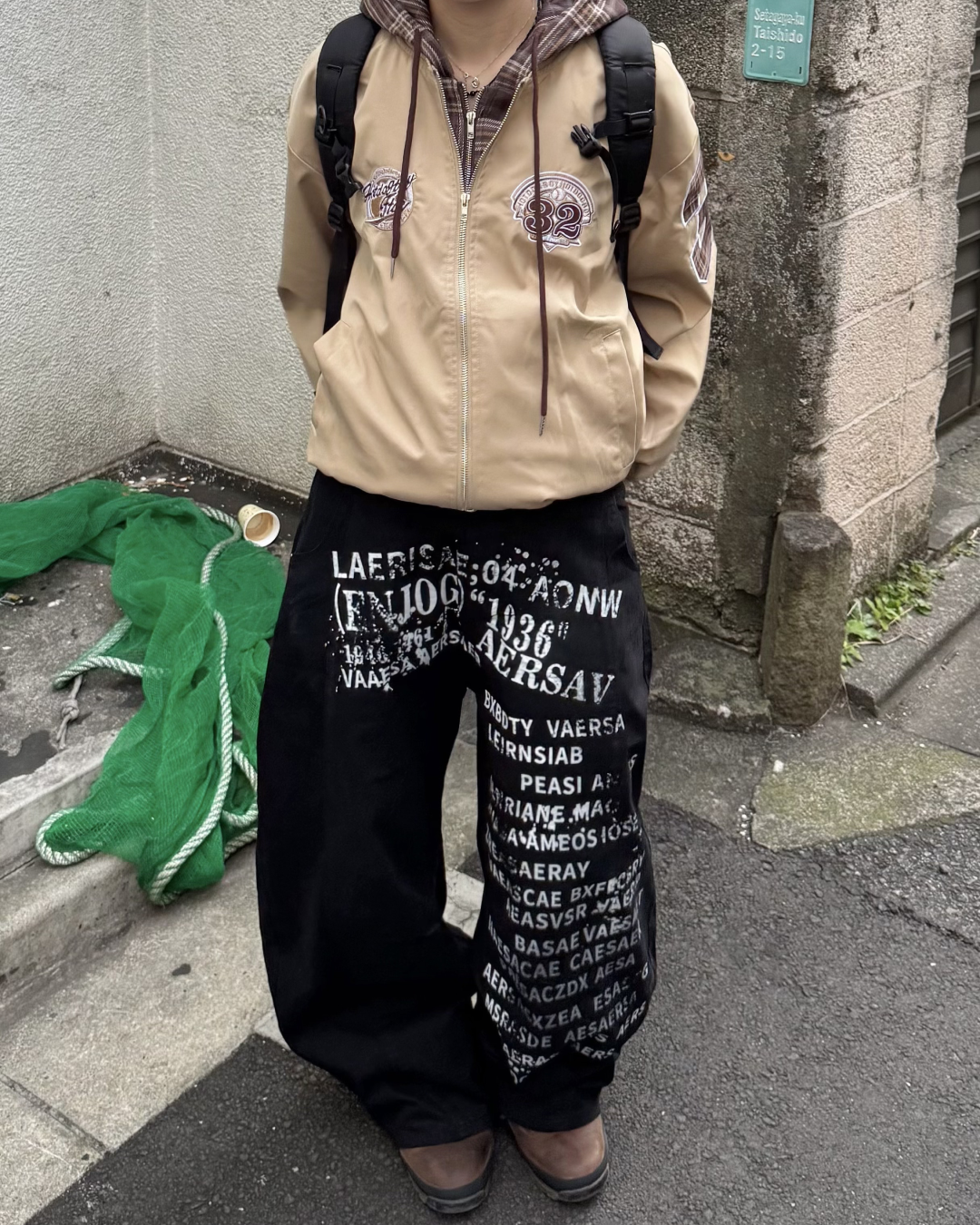 フロントデザインカーブパンツ  KM1269