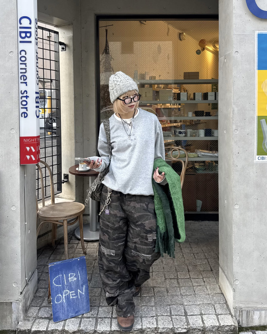 【即納】バックプリントスターカモパンツ  KM5007