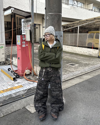 【即納】バックプリントスターカモパンツ  KM5007