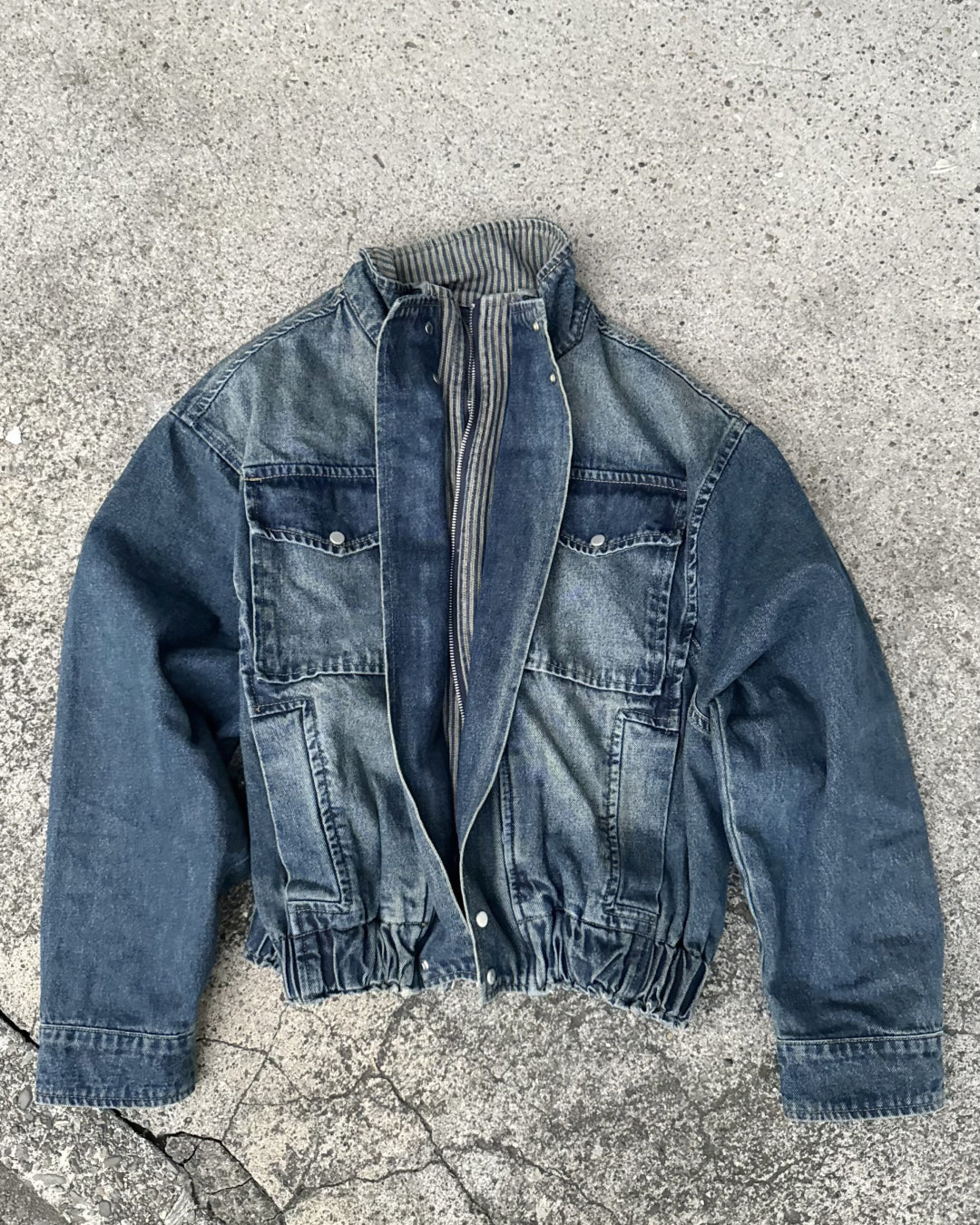 即納】ストライプレイヤードジャケット KM5012 – YOLO（ヨロ