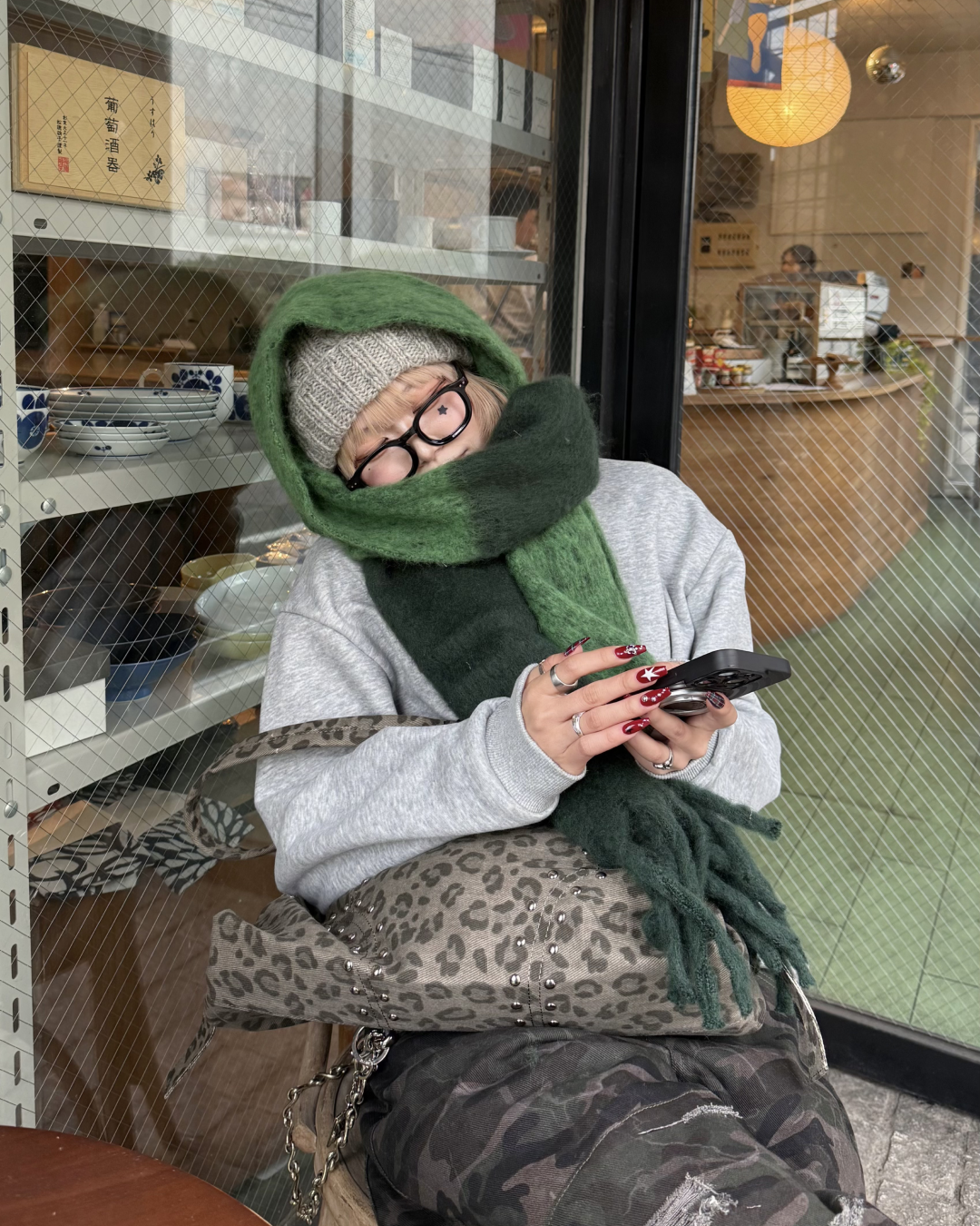 レオパード スタッズ archive リュック y2k ヒョウ柄 地雷 FREE