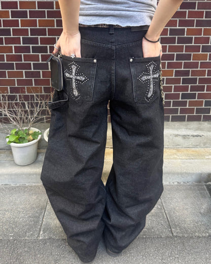 ポケットスタッズデニム KM7000