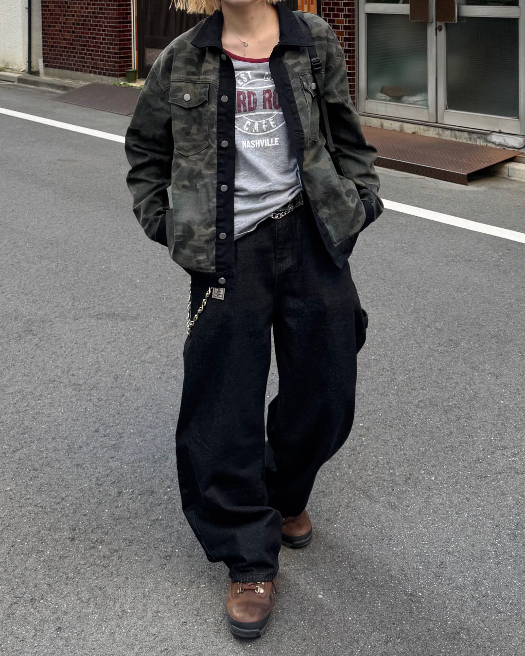 カモフラージュデニムジャケット KM7001