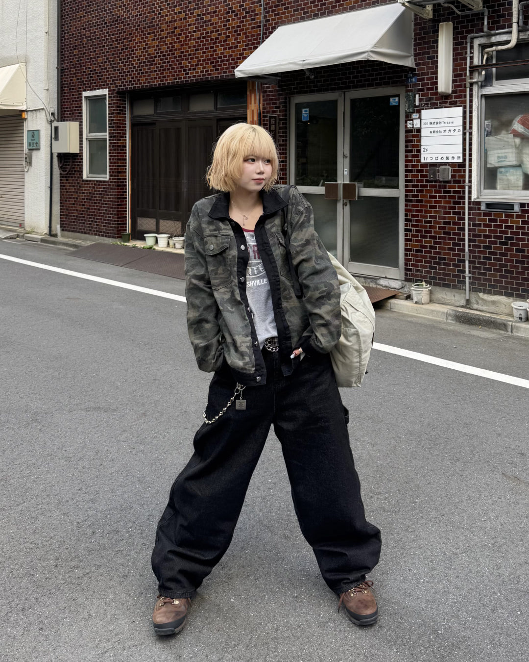 カモフラージュデニムジャケット KM7001