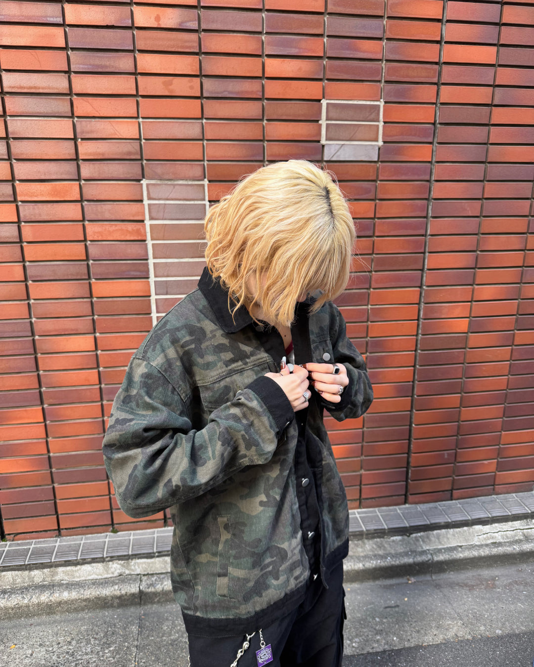 カモフラージュデニムジャケット KM7001