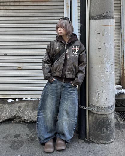 ウォッシュデニムパンツ KM7017