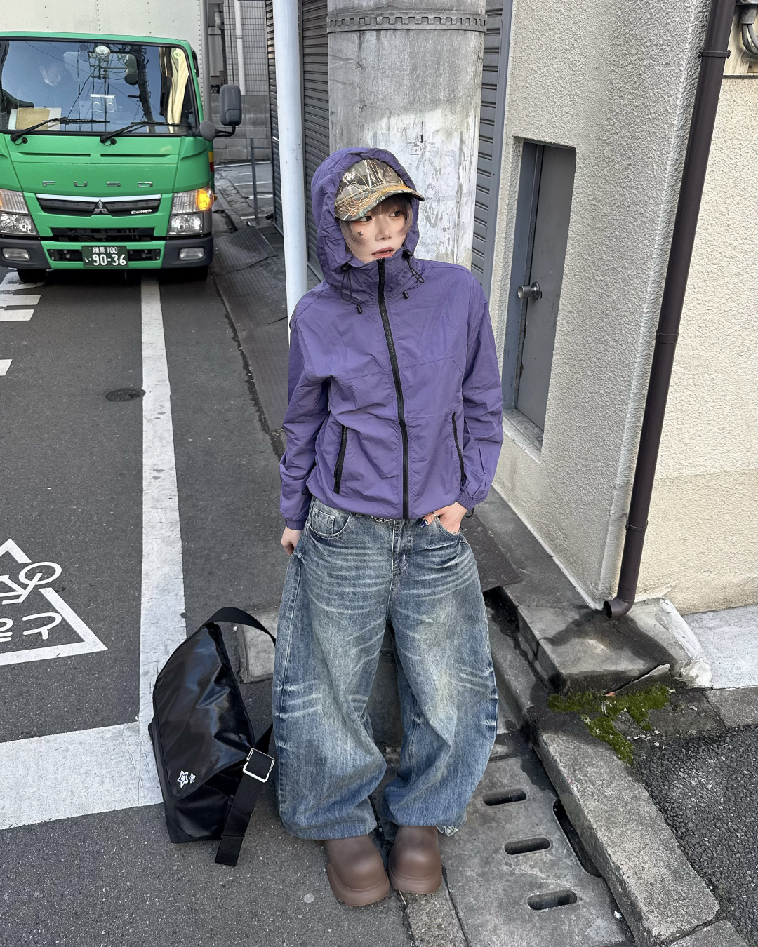 ウォッシュデニムパンツ KM7017