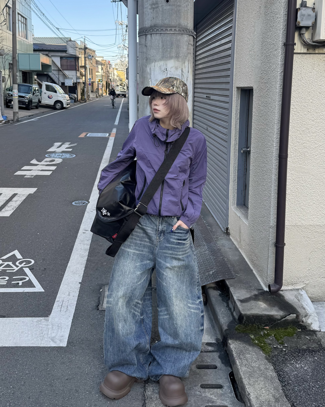 ウォッシュデニムパンツ KM7017