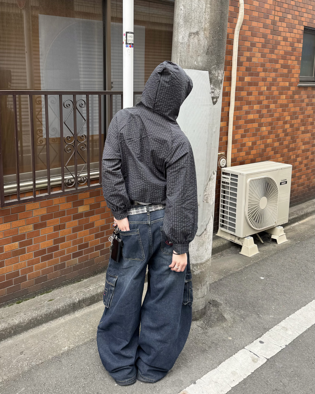 チェックマウンテンパーカー KM7025