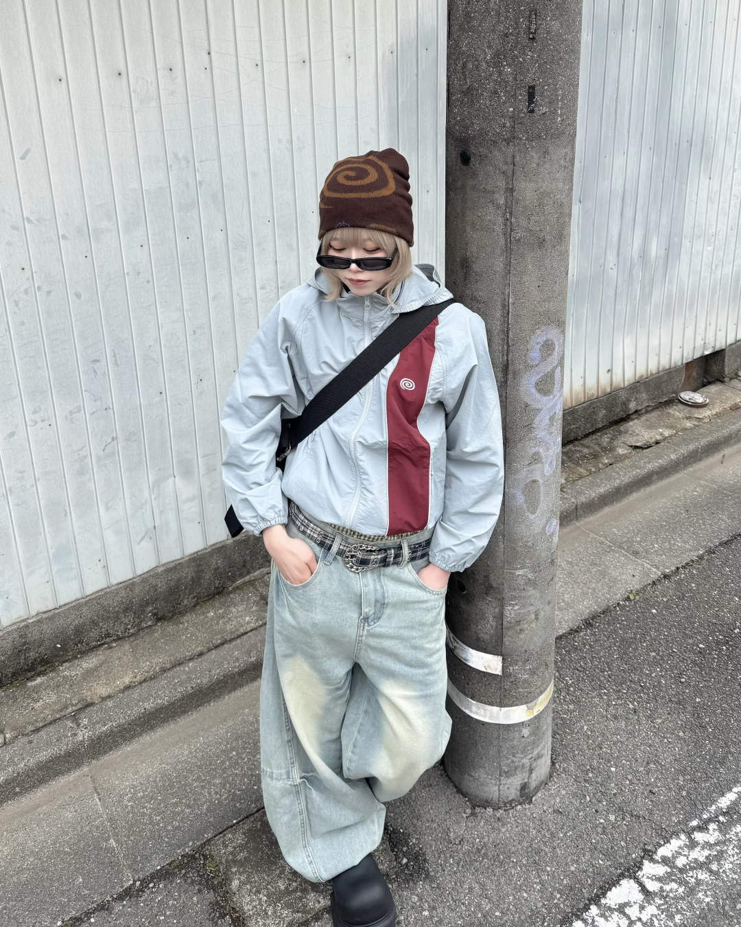 ライトブルーウォッシュデニムパンツ KM7027