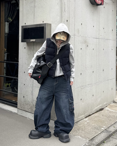 ワイドレッグカーゴパンツ KM7034