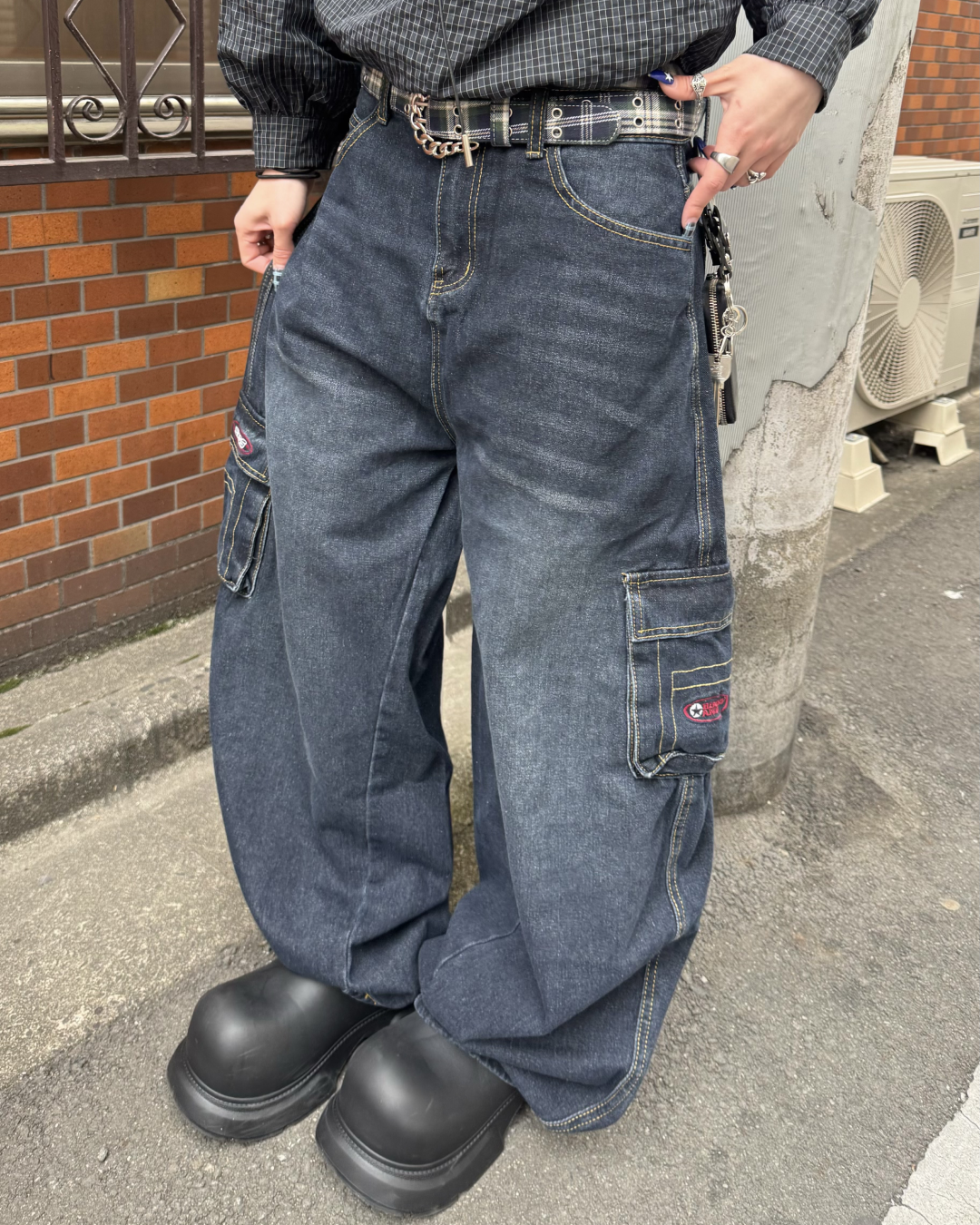 ワイドレッグカーゴパンツ KM7034 – YOLO（ヨロ）｜ファッション通販