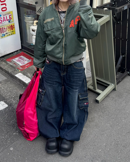 ワイドレッグカーゴパンツ KM7034