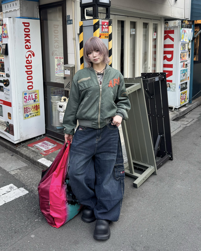 ワイドレッグカーゴパンツ KM7034