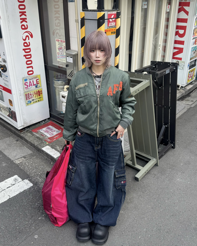 ワイドレッグカーゴパンツ KM7034