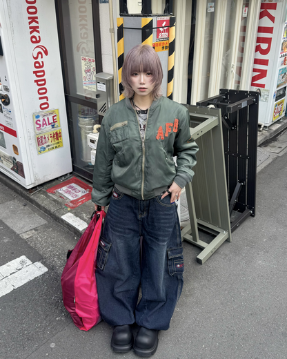 ワイドレッグカーゴパンツ KM7034