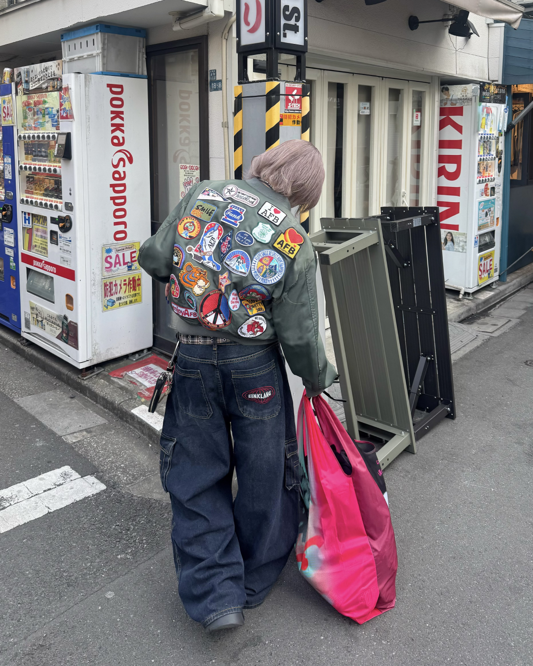 ワイドレッグカーゴパンツ KM7034