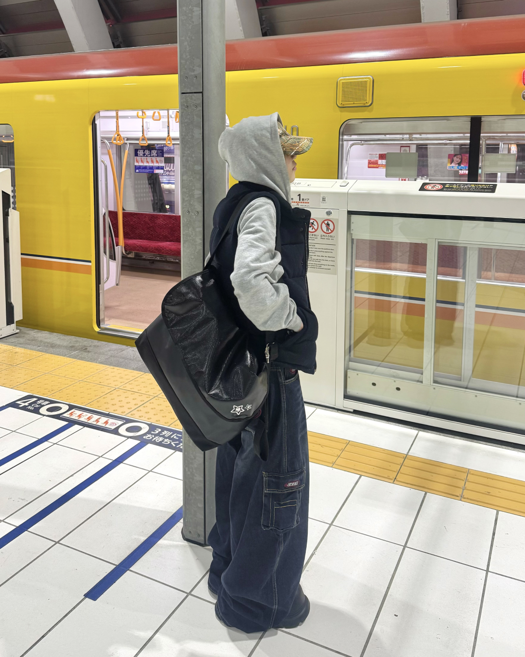 ワイドレッグカーゴパンツ KM7034