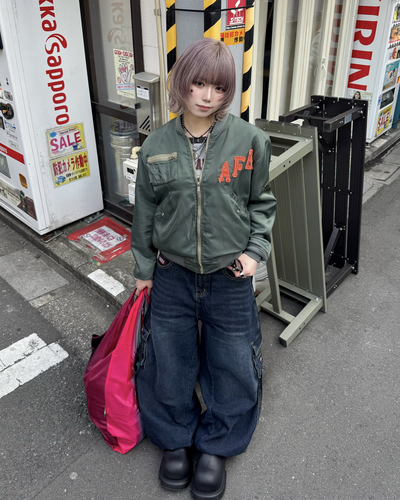 ワイドレッグカーゴパンツ KM7034