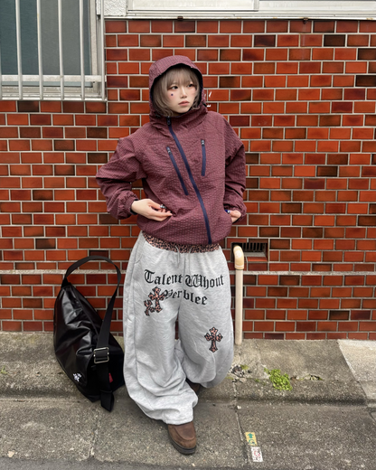 パッチワークスウェットパンツ KM7039