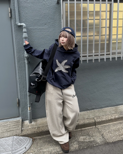 レトロボーダースウェットパンツ KM7040