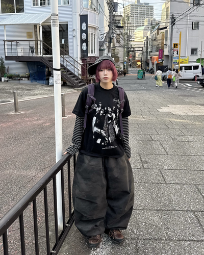 レイヤードボーダーTシャツ KM7066