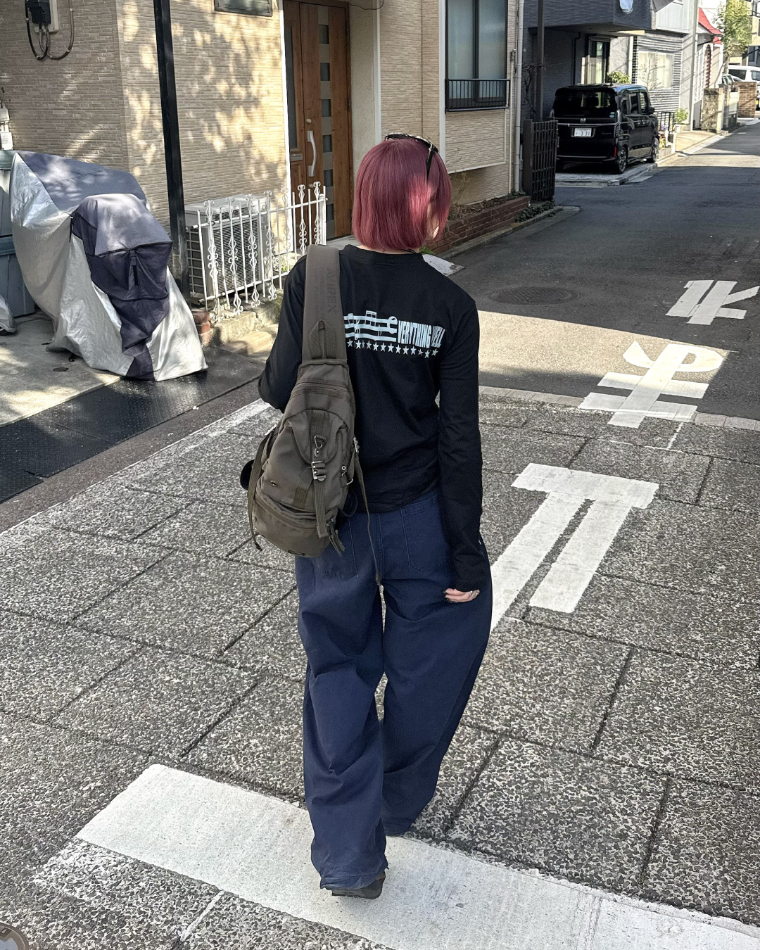 ヘンリーネックロゴTシャツ KM7067