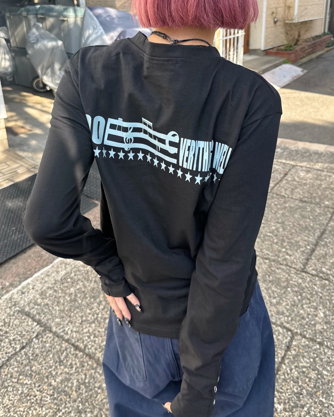 ヘンリーネックロゴTシャツ KM7067