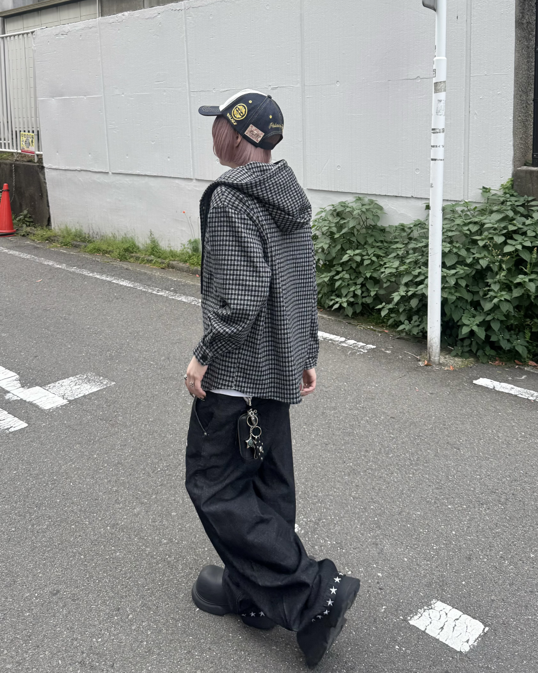 レイヤードデニムパンツ KM7081