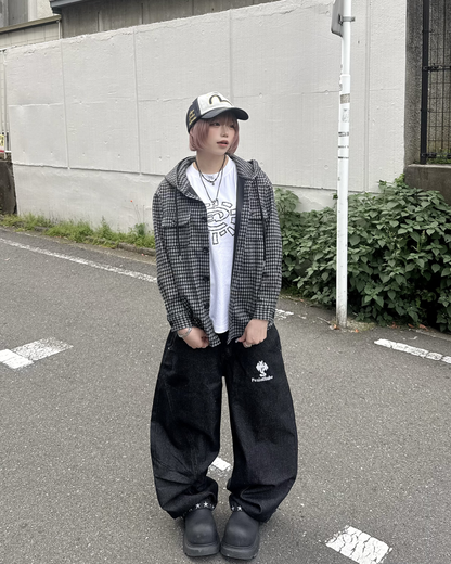 レイヤードデニムパンツ KM7081