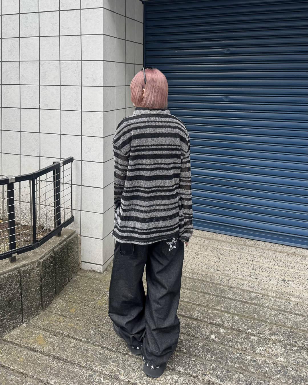 レイヤードデニムパンツ KM7081