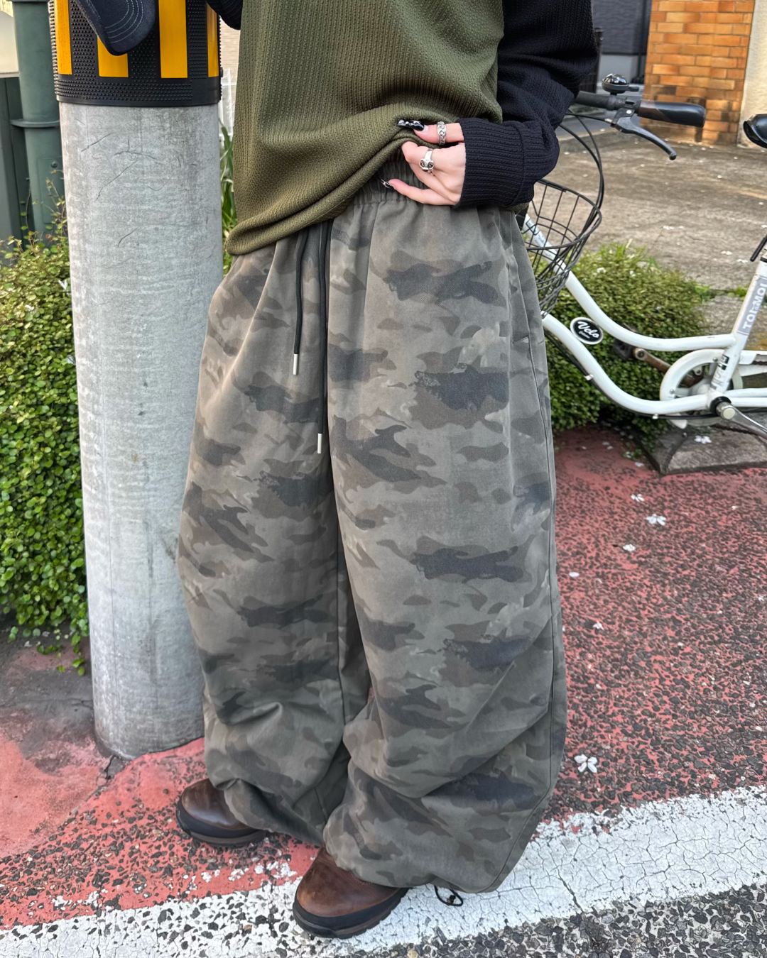 迷彩スウェットパンツ KM7089