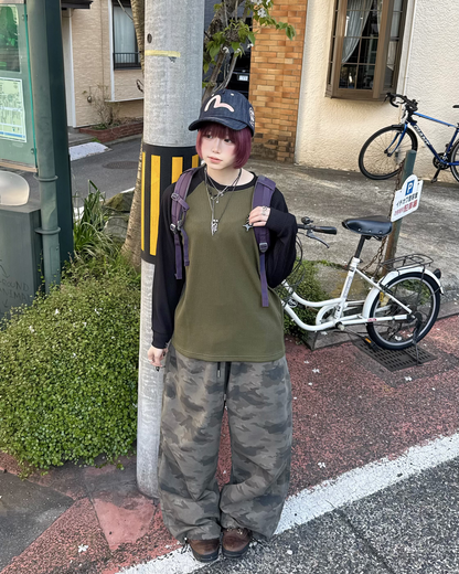迷彩スウェットパンツ KM7089