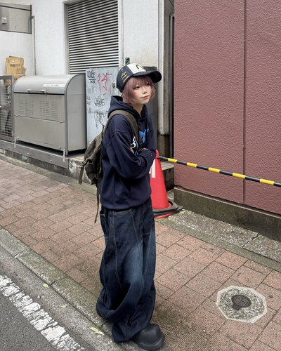 ロゴヒップカーブパンツ KM7099