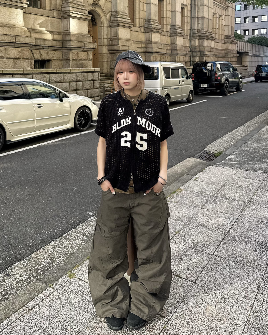 ラインカーブパンツ KM7129