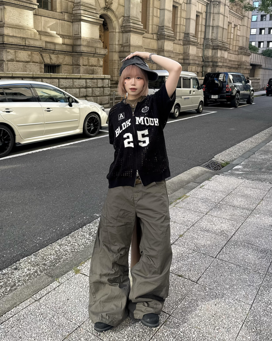 ラインカーブパンツ KM7129