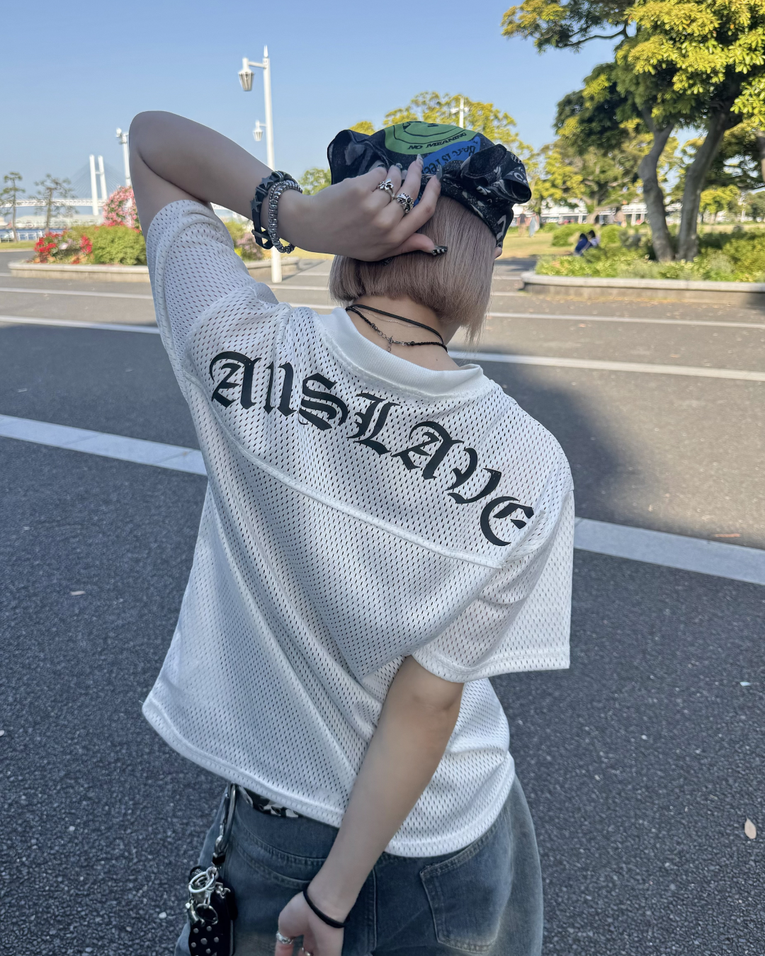 ナンバーメッシュTシャツ KM7149