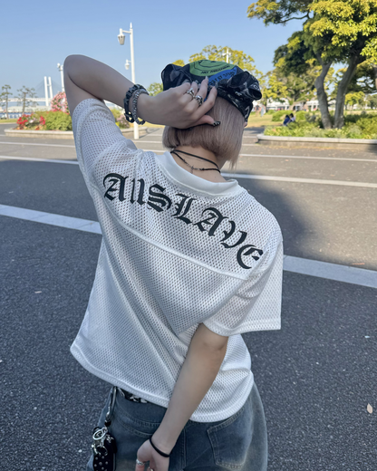 ナンバーメッシュTシャツ KM7149