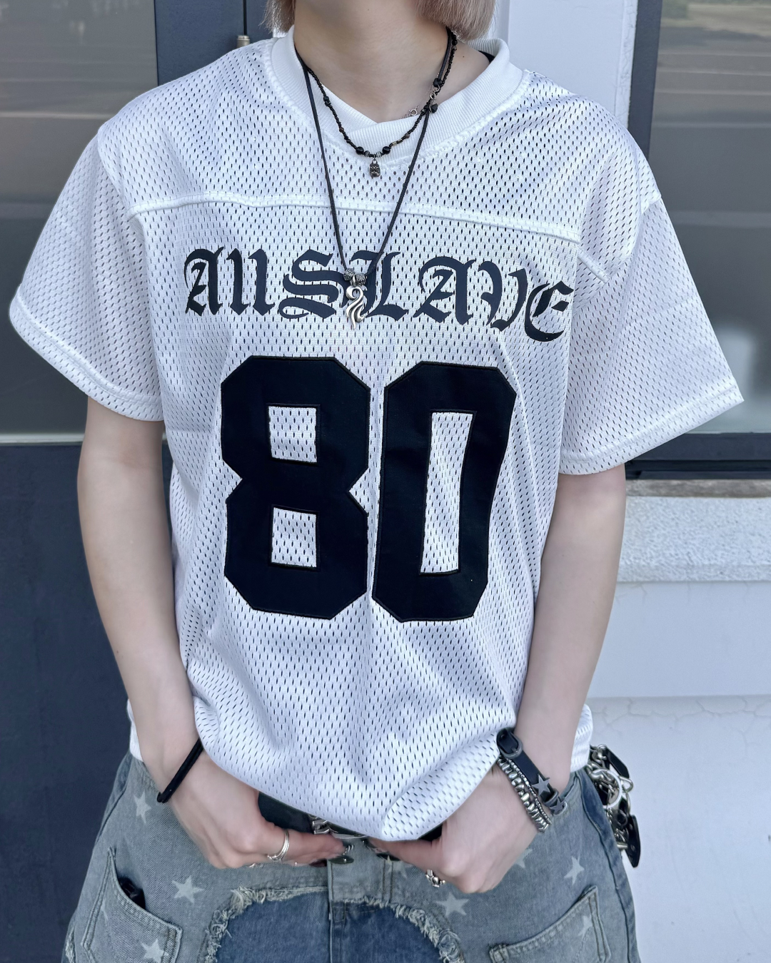 ナンバーメッシュTシャツ KM7149