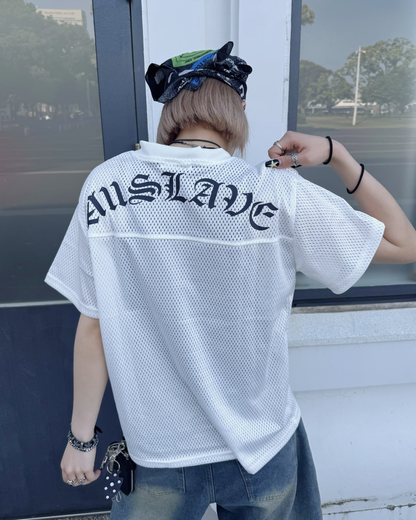ナンバーメッシュTシャツ KM7149
