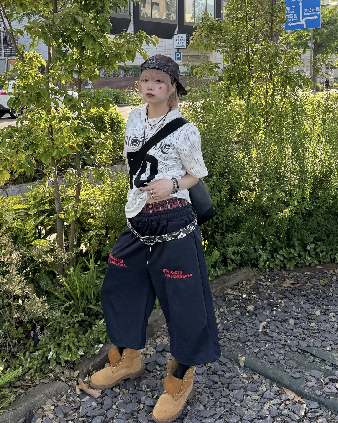 ナンバーメッシュTシャツ KM7149