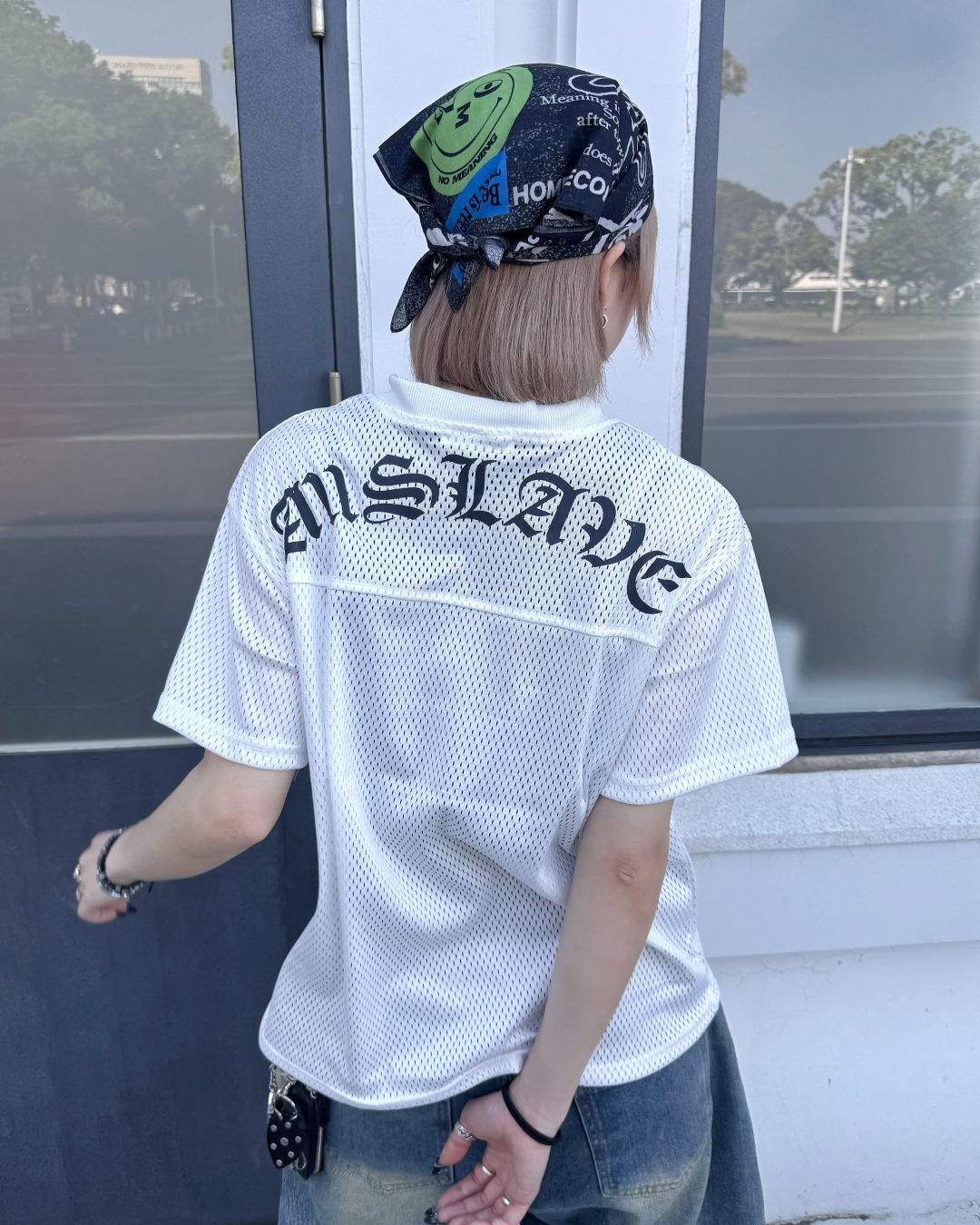 ナンバーメッシュTシャツ KM7149