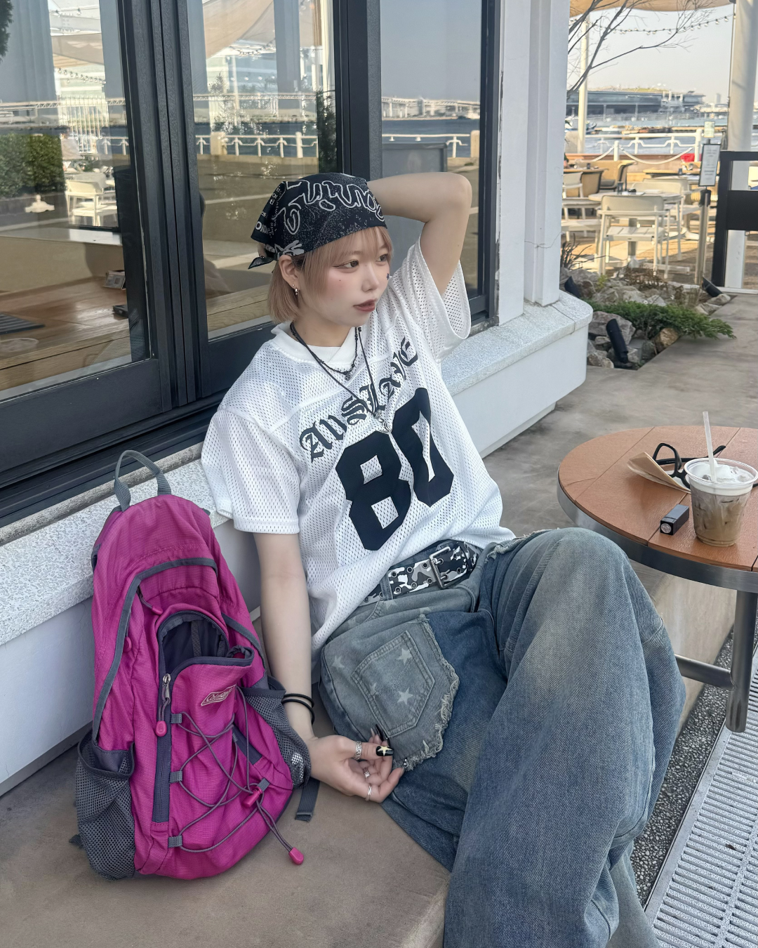ナンバーメッシュTシャツ KM7149