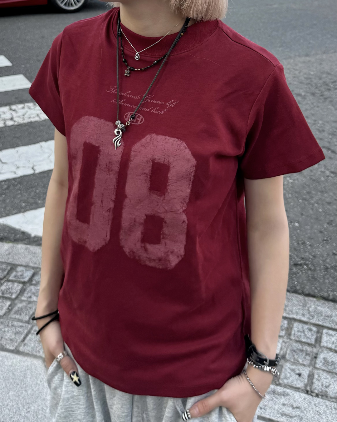 スリムフィットナンバーTシャツ KM7151