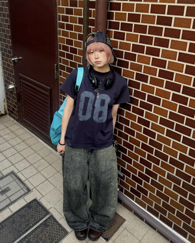 スリムフィットナンバーTシャツ KM7151